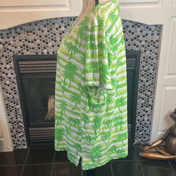 Palm Harbor green palm tree T-shirt, size 2X, good used condition - Picture 4 of 9